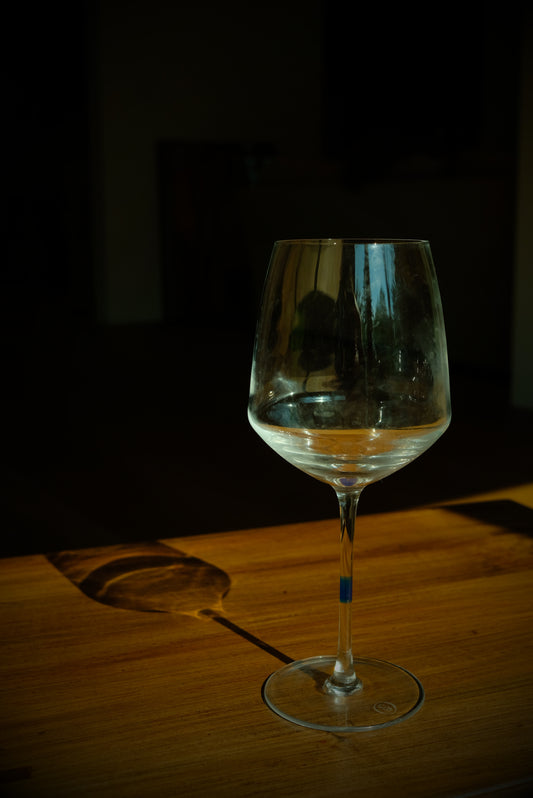 The Cobalt Stem Wine Glass-Set of Two